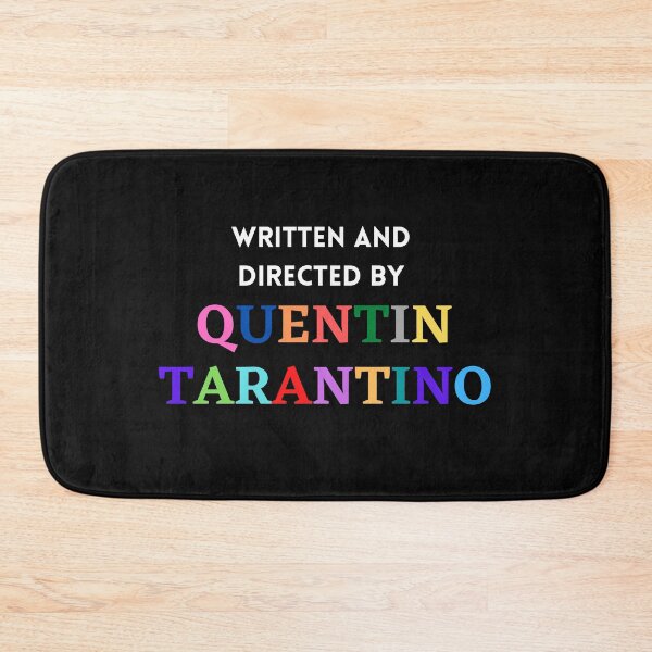 Item preview, Written and Directed by Quentin Tarantino designed and sold by TeaAndPrints.