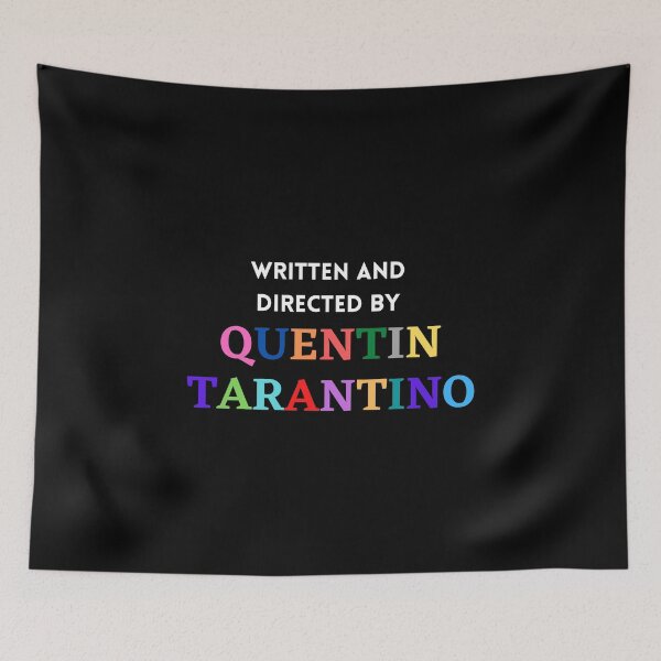 Item preview, Written and Directed by Quentin Tarantino designed and sold by TeaAndPrints.