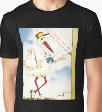 Special Delivery Stork Graphic T-Shirt