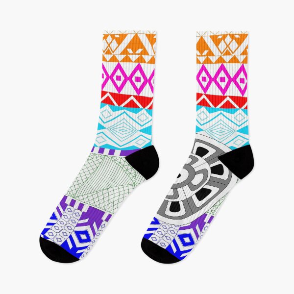 Item preview,  with totonacan geometry and colors from mexico designed and sold by jorgelebeau.
