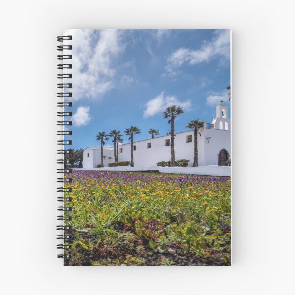 Item preview, Lanzarote church and flowers designed and sold by iCimages.net.