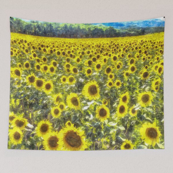 Item preview, Sunflower Field Art designed and sold by Londonimages.