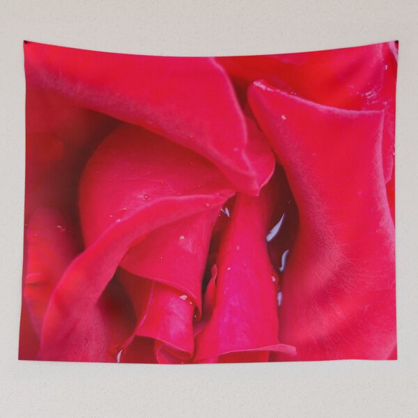 Item preview, Bright red rose after the rain with a rain drop inside  designed and sold by ElenaGalaxyArt.