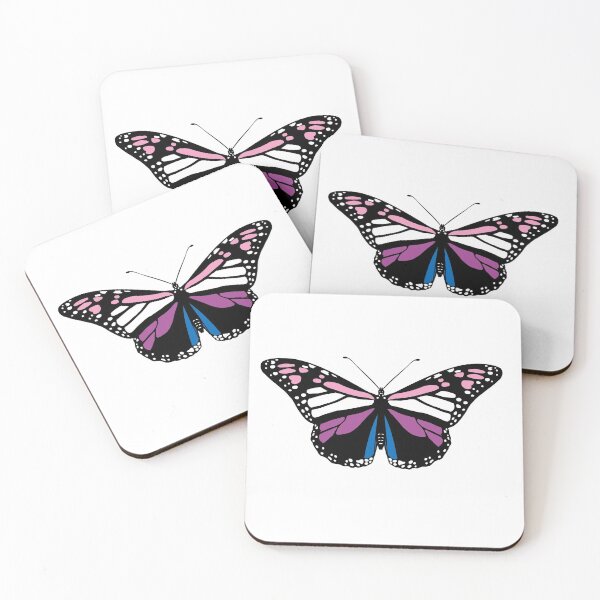 Item preview, Pride Butterfly - Genderfluid (Alternate Version) designed and sold by Oceanplume.