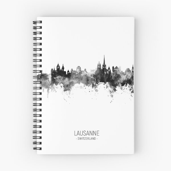 Item preview, Lausanne Switzerland Skyline designed and sold by ArtPrints.