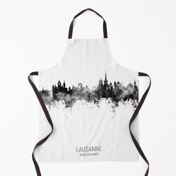 Item preview, Lausanne Switzerland Skyline designed and sold by ArtPrints.