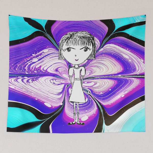 Item preview, Aria Girl paiting by Elisavet designed and sold by azimaplace.
