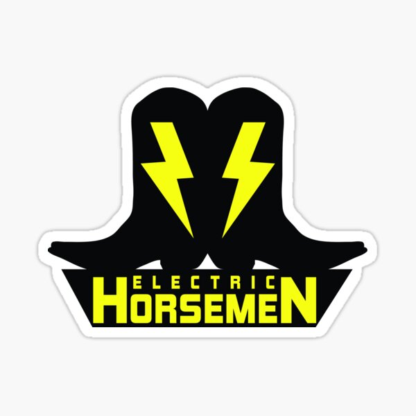 Electric Horsemen (Vintage 2) Sticker