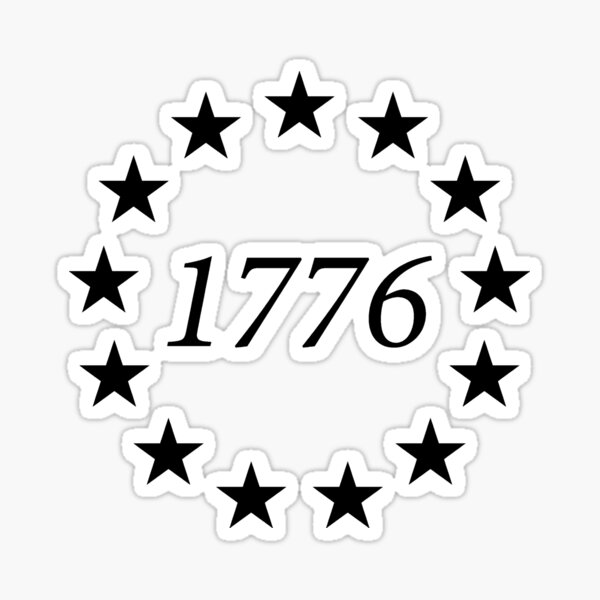 1776 MINUTE MAN WHITE 4" HELMET TOOLBOX USA MADE STICKER DECAL 