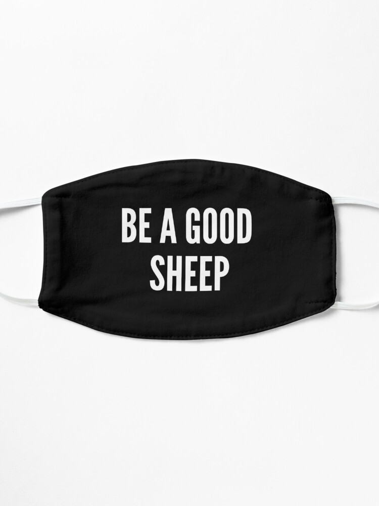 Alternate view of FACE MASK - BE A GOOD SHEEP Mask