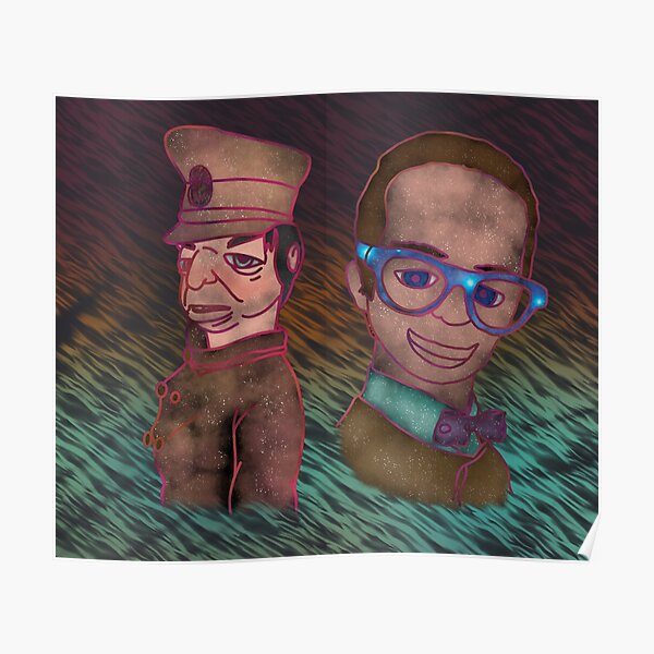Brains and Parker - Thunderbirds Poster