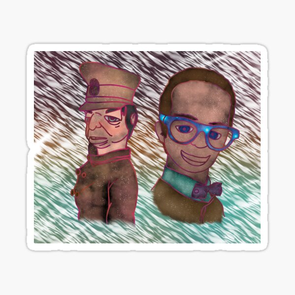 Brains and Parker - Thunderbirds Sticker