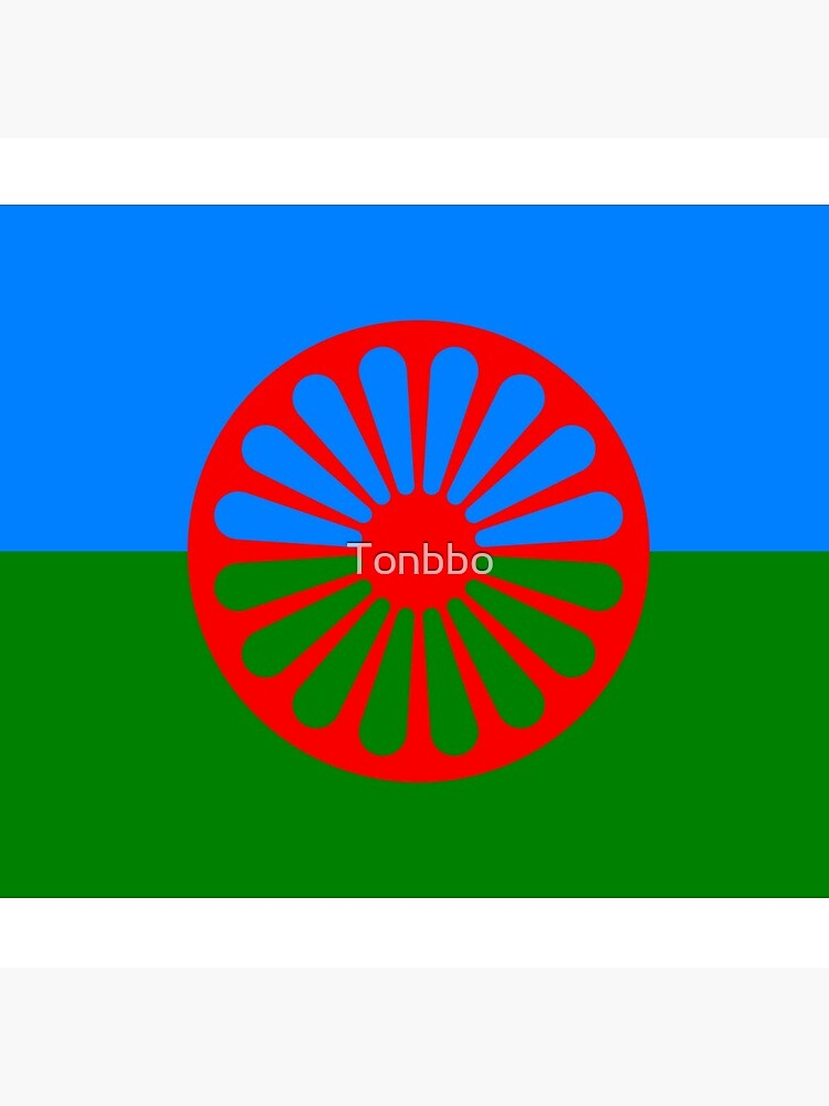 Chapa Redonda De 5 Cm Bandera gitana oficial romaní