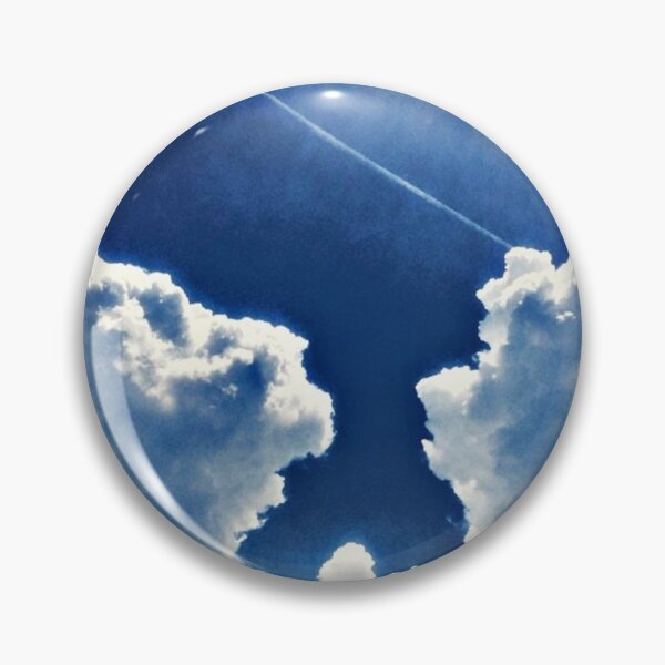 Item preview, Royal Blue Sky / Clouds /Fluffy Clouds / Jet Trail / Sunny Sky / Atmosphere designed and sold by artenvironments.
