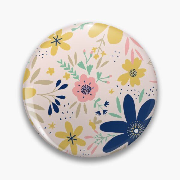 Bright flowers Pin