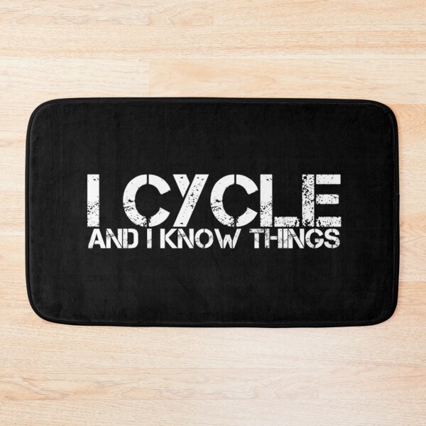 Item preview, I cycle and I know things (white) designed and sold by Flow-Store.