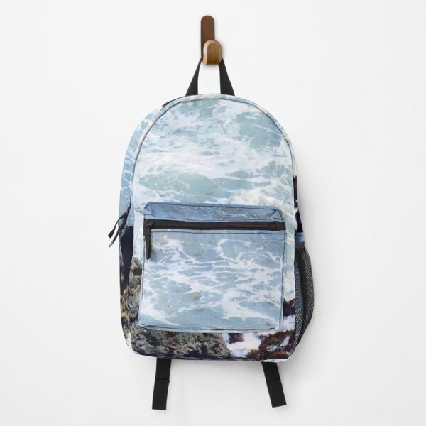 Item preview, BLUE OCEAN WAVES / Tumbled / Ocean Water / Mexico / Rocky Shore / Churning Water designed and sold by artenvironments.