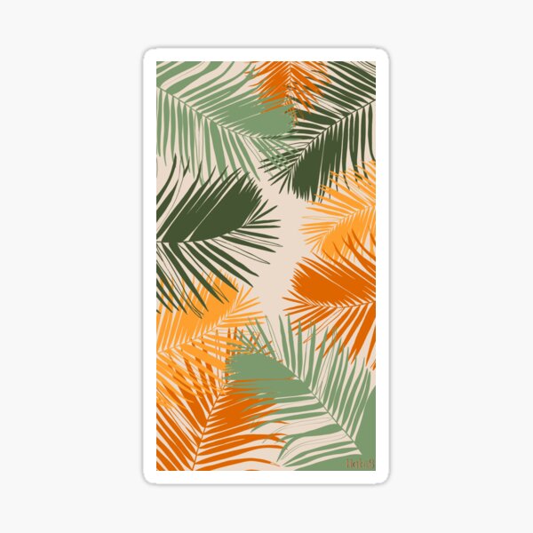 Tropical Palm Trees Sticker