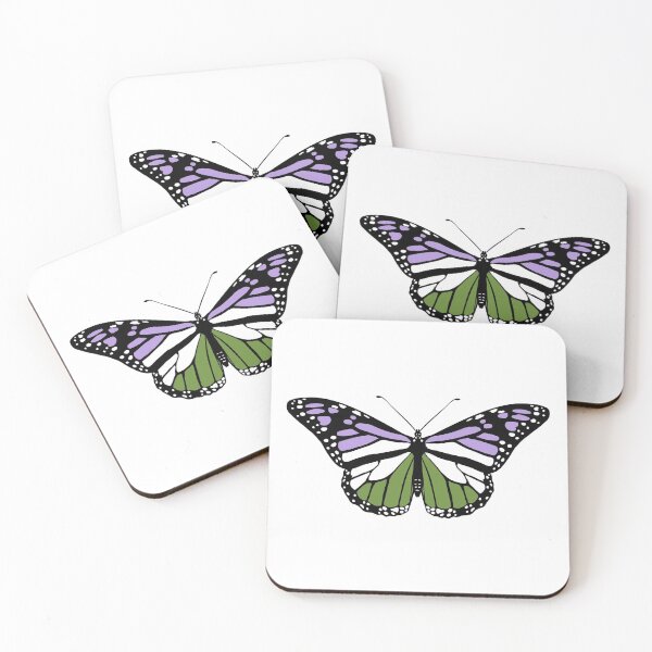 Item preview, Pride Butterfly - Genderqueer (Alternate Version) designed and sold by Oceanplume.