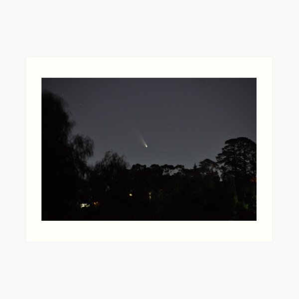 Comet PANSTARRS over Upper Ferntree Gully Art Print