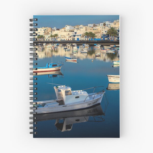 Item preview,  Fishing boats in Charco de San Ginés harbour designed and sold by iCimages.net.