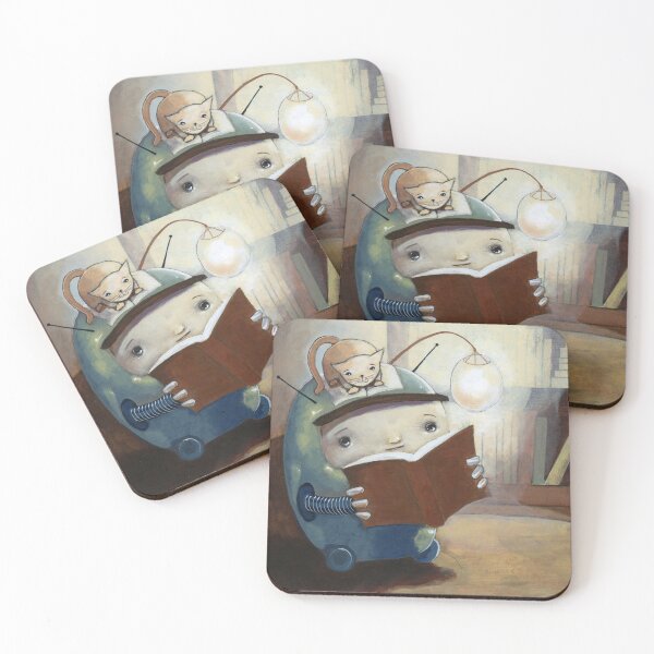 Item preview, reading robot designed and sold by Lisa Kurt.