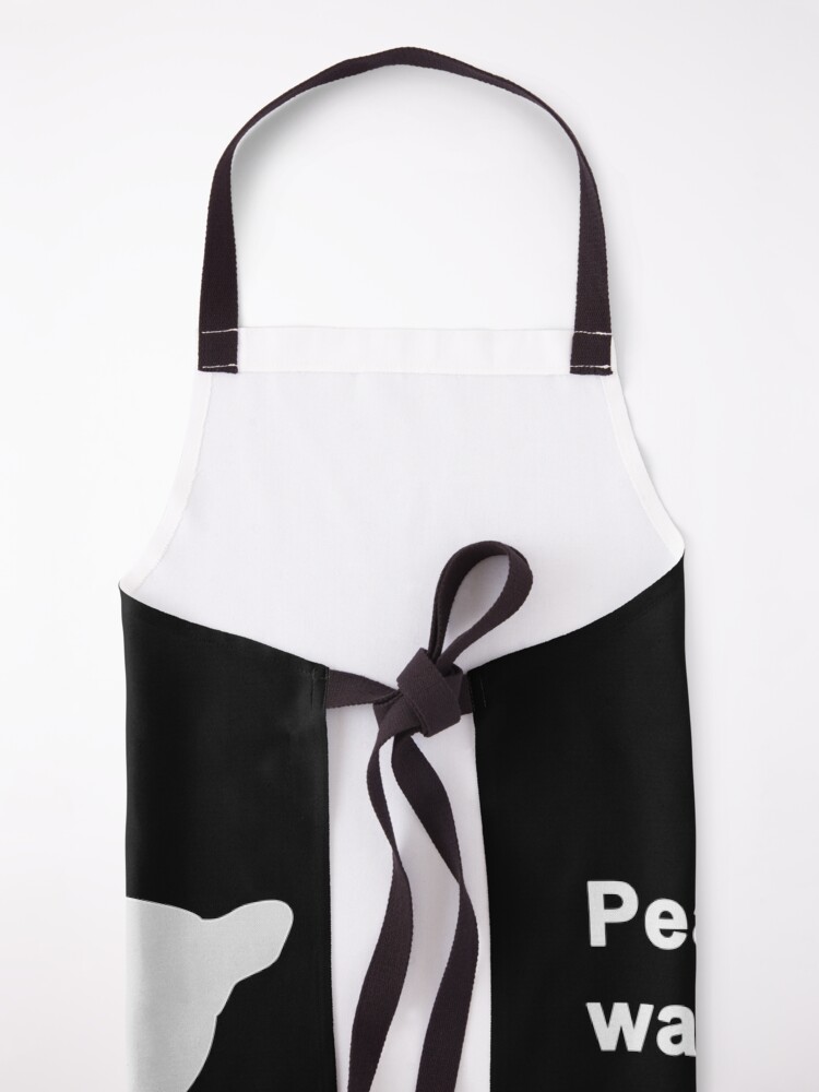 Alternate view of Peace Was Never An Option Goose Game Apron