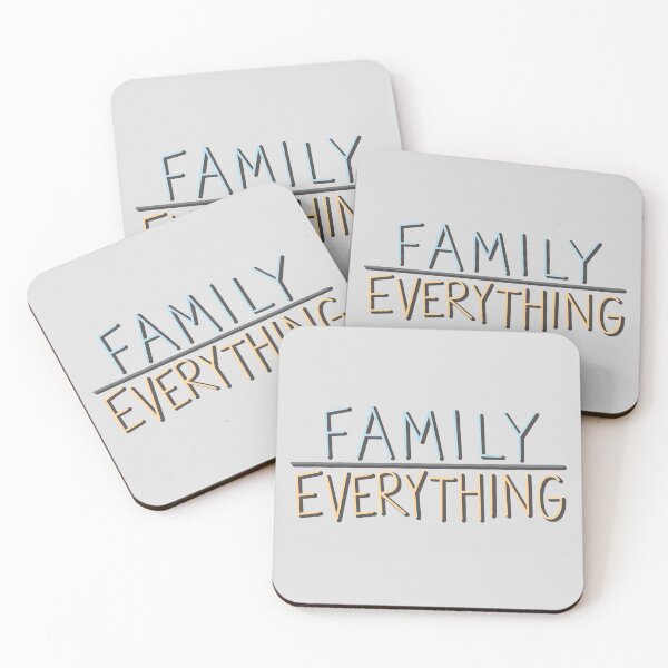 Item preview, Family Over Everything Yellow/ Blue designed and sold by carwalker13.