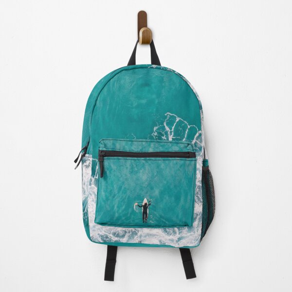 Item preview, surfer swimming in ocean blue waves designed and sold by Kinisis.