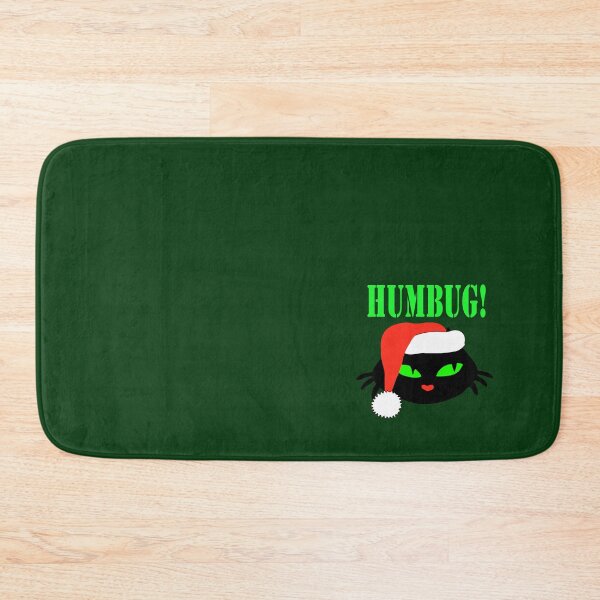 Item preview, Bah Hum Bug Christmas Cat retro designed and sold by patjila.