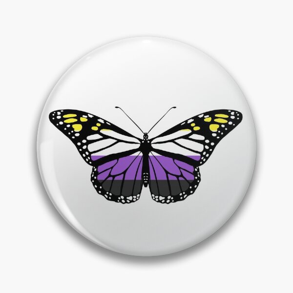 Item preview, Pride Butterfly - Non Binary designed and sold by Oceanplume.