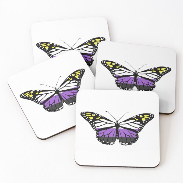 Item preview, Pride Butterfly - Non Binary designed and sold by Oceanplume.