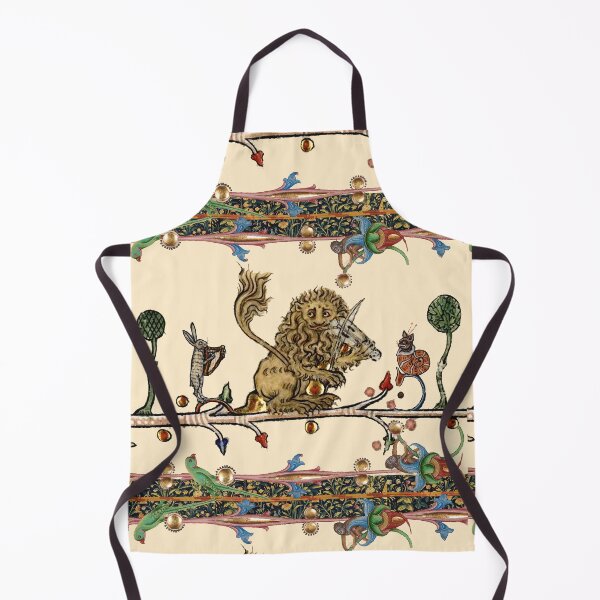 Item preview, WEIRD MEDIEVAL BESTIARY MAKING MUSIC Violinist Lion,Hare And Snail Cat by Bulgan Lumini designed and sold by BulganLumini.