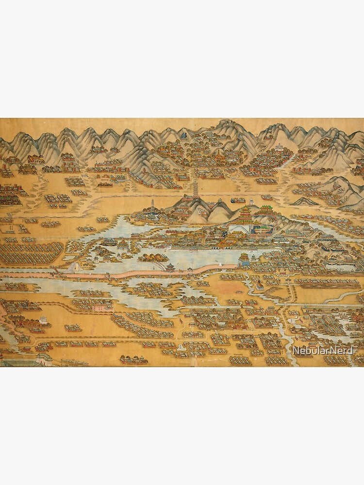 c. 1888 Map of the Summer Palace (颐和园), Beijing, China by NebularNerd