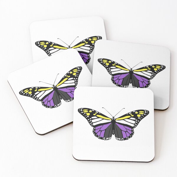 Item preview, Pride Butterfly - Non Binary (Alternate Version) designed and sold by Oceanplume.