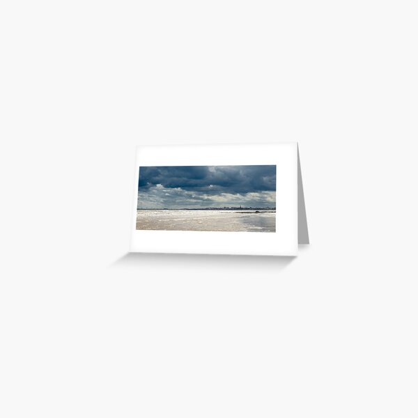 The sea at Bridlington, East Yorkshire Greeting Card