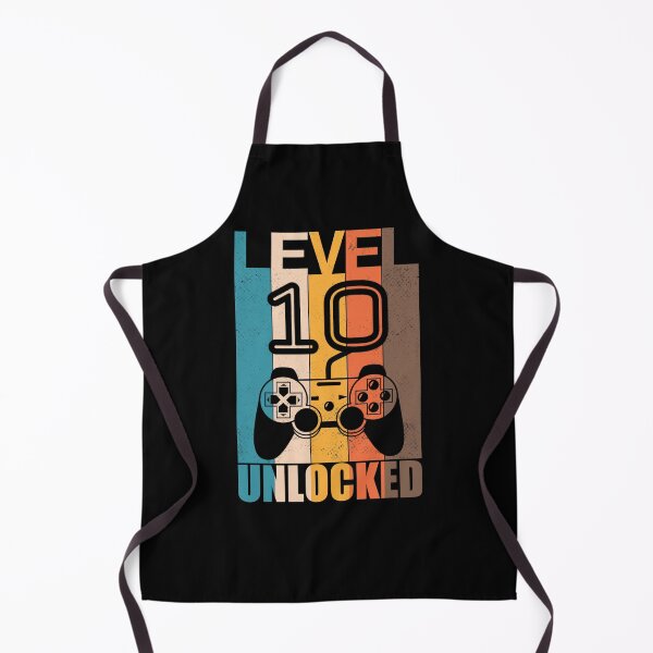 Item preview, Level 10 unlocked Vintage 10th birthday gamer gift designed and sold by kader85.