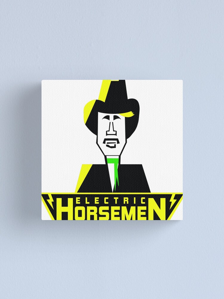 Alternate view of Electric Horsemen (Vintage 3) Canvas Print