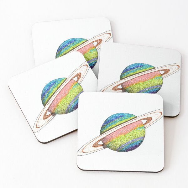 Item preview, Stippled Infrared Saturn Planet designed and sold by SciDotArt.