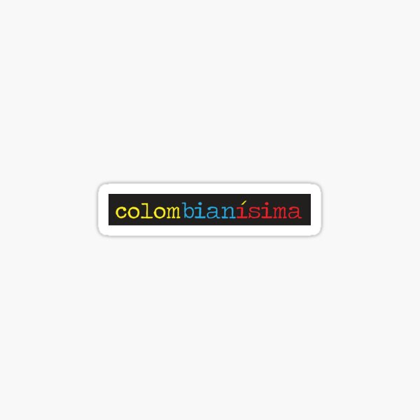 Colombianisima color Sticker