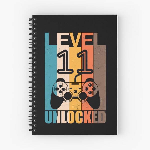 Item preview, Level 11 unlocked Vintage 11th birthday gamer gift designed and sold by kader85.