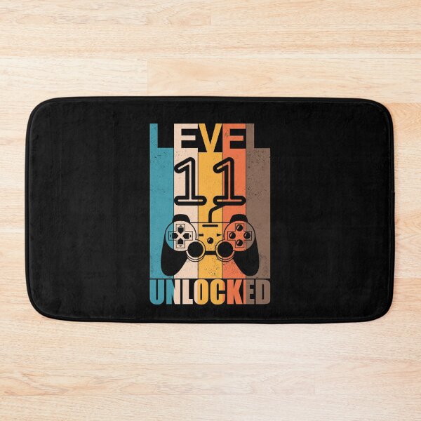 Item preview, Level 11 unlocked Vintage 11th birthday gamer gift designed and sold by kader85.