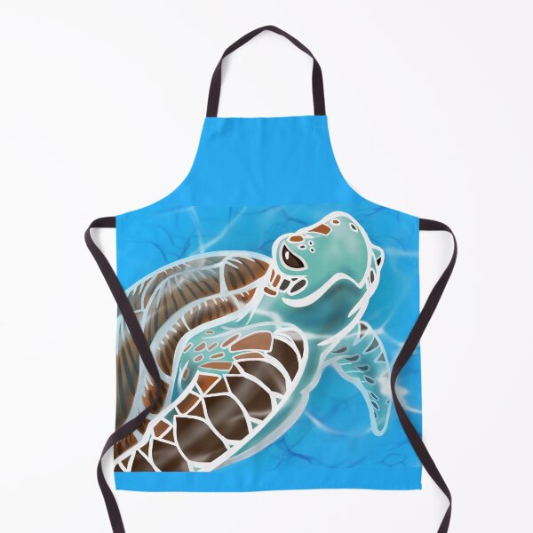 Item preview, Hawksbill Sea Turtle Swimming in the Sea designed and sold by RJKpoyp.