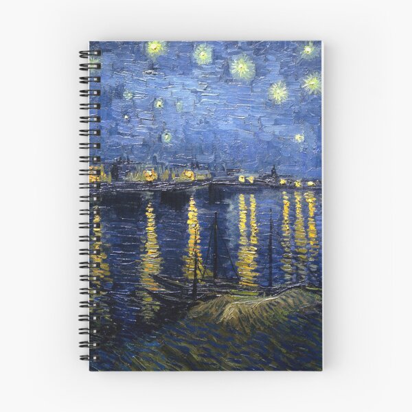 Item preview, Starry Night Over the Rhone by Vincent Van Gogh designed and sold by vintagerepros.