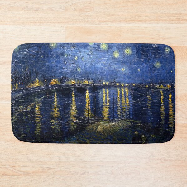 Item preview, Starry Night Over the Rhone by Vincent Van Gogh designed and sold by vintagerepros.