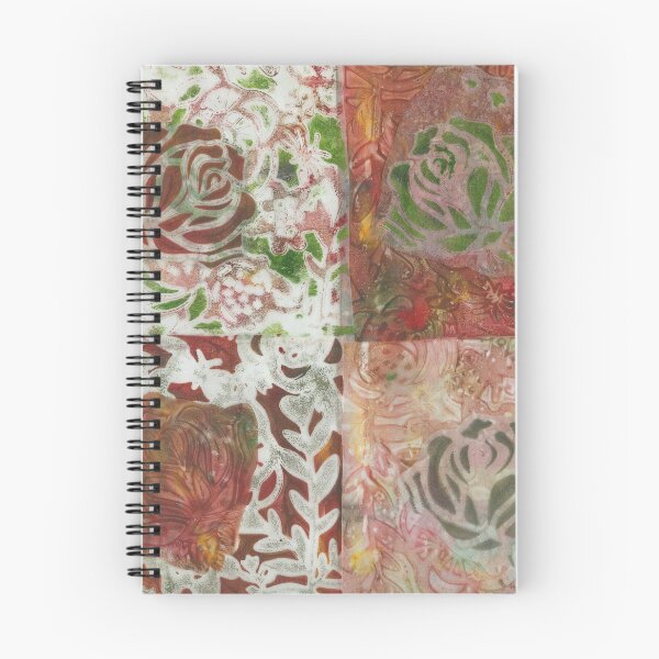 Item preview, Patchwork of Gelliprint Roses designed and sold by LymphomaLass.