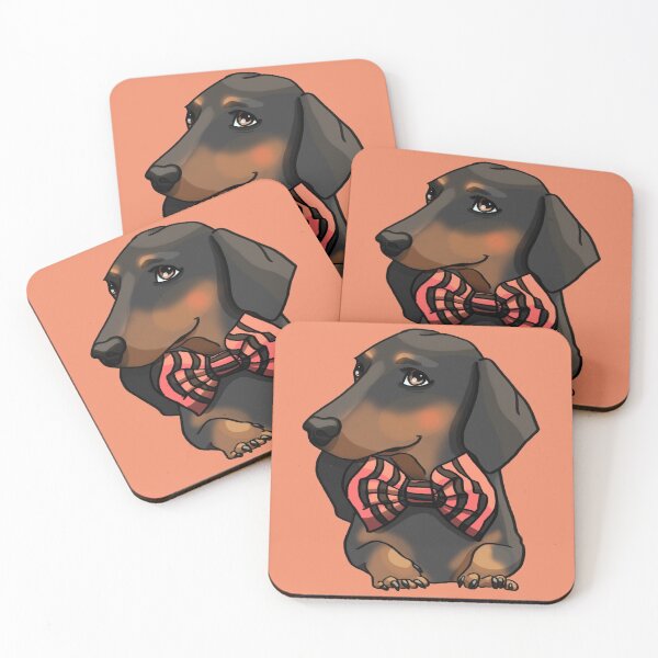 Item preview, Cute dachshund illustration, doxie disneyfication designed and sold by Sofia Dimitriadou.