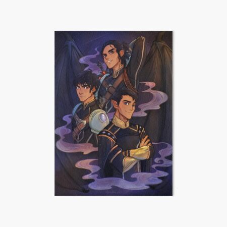Rhysand, Cassian and Azriel, WINGSPAN Art Board Print