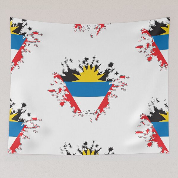 Item preview, Antigua and Barbuda National Flag Splash designed and sold by IdentiTee Studios.