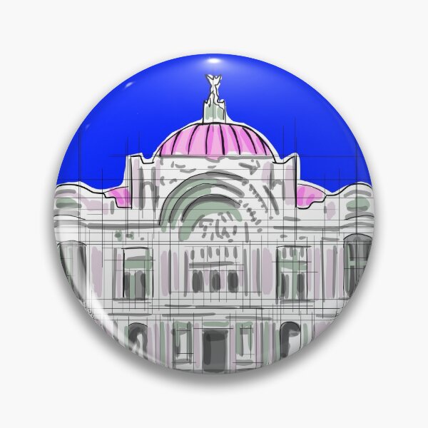 Item preview, illustration art from one of the most important buildings from mexico city designed and sold by jorgelebeau.